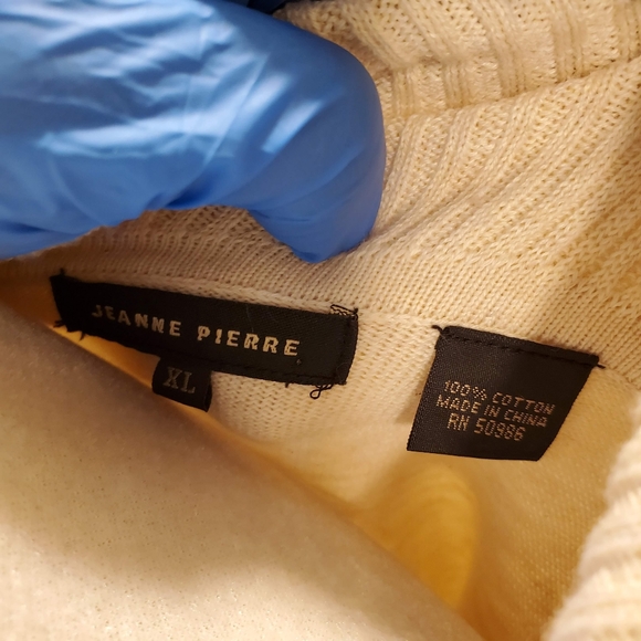 Jeanne Pierre Color Block Sweater sz XL NwoT - Picture 10 of 11